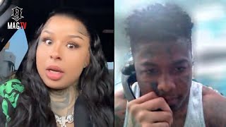"Taking His 1st Steps" Chrisean Claps Blueface For Mentioning Junior Can't Walk On Jail Call! 🚶🏾♂️