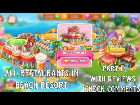 Cooking Madness: un juego de restaurante del chef • Todos los restaurantes en Beach Resort•