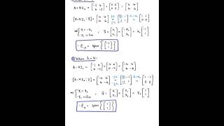 Spectral Decomposition (Example 1)