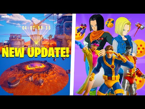 NEW Fortnite update! (Live Event, Dragon Ball, X-MEN, LEAKS)