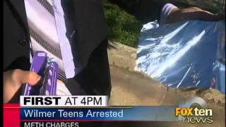 three teens arrested for making meth