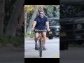Bradley Cooper Goes On Bike Ride for His Daily Workout