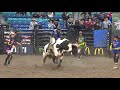 Dakota Buttar rides Finning Young Trent for 87.5 points (PBR)