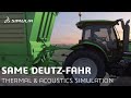 SAME DEUTZ-FAHR 6 Series | Thermal and Acoustics simulation using Simulia PowerFLOW