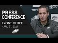 Howie Roseman, Nick Sirianni, & Andy Weidl Discuss the 2021 NFL Draft | Eagles Press Conference