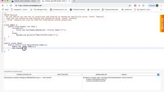 9. Sample JAVA program - Throw Keyword