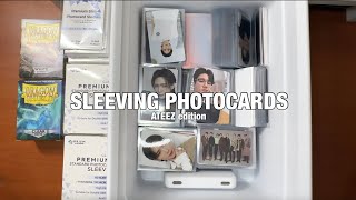 [SLEEVING PHOTOCARDS] EP. 01 🐾  ATEEZ edition!