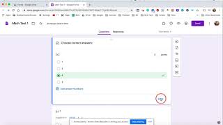 Google Forms - Create an auto-grading assignment
