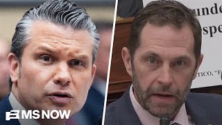 'You are repeatedly going behind the president's back!': Rep. Crow grills Hegseth