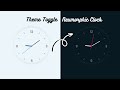 Creating a Neumorphic Clock Theme Toggle|HTML,CSS,JavaScript Clock Project|Neumorphic Design Mastery