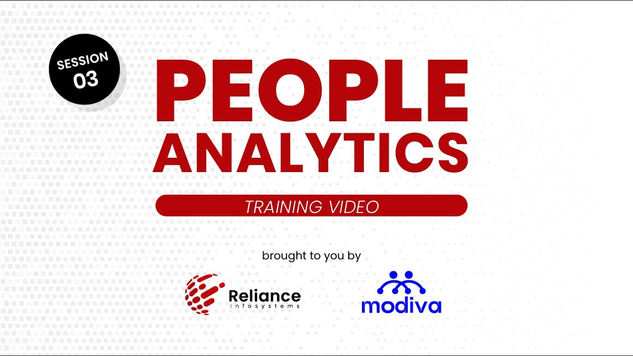 People Analytics Training Session 03 Youtube