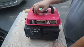 Storm Cat 800watt Generator / Will It Run It's A Big Stinky