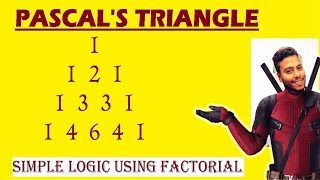 Pascal Triangle In C Using For Loop