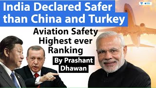 India Beats China and Turkey in Air Safety |  Aviation Safety Highest ever Ranking