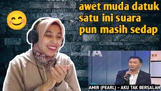 AMIR (PEARL) - AKU TAK BERSALAH 2018 (Live) | 🇮🇩 REACTION