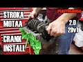 STROKA MOTAA CRANK INSTALL // 1.8t Stroker Engine Build