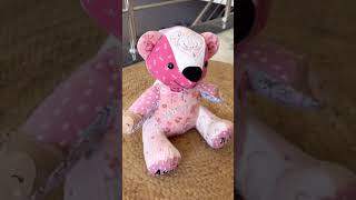 Memory Bear using Baby Clothes @eddieteddietoys