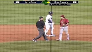 RailRiders' Roller hits RBI double