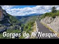 France: driving through the Gorges de la Nesque