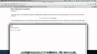 Project Euler Problem 2 Python