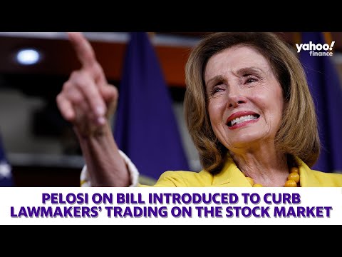 Pelosi On Congressional Stock Trading, And New Bill Introduced To The ...