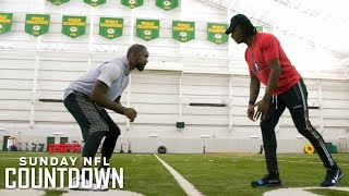 Packers WR Davante Adams demonstrates his release off the line | NFL Countdown | ESPN