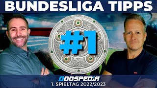 BUNDESLIGA VORHERSAGE - Tipps #01 ⚽️ Prognose & 5 Wetten zum 1. Spieltag 2022/2023