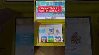 The 3DS eShop Is Closing!