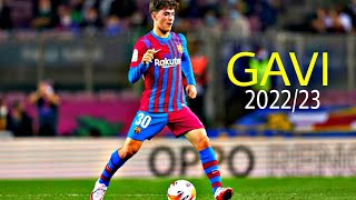 Pablo Gavi 2022/23 - Skills & Tackles | HD