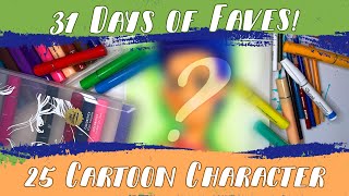 31 Days of Faves | 25 Cartoon Character | Jane Davenport Colorsticks
