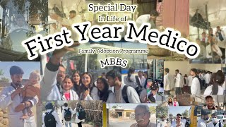 Day In Life of MBBS student || GMC Kathua || Family Adoption Vlog || White Coat Chaos⚡💯⚕️👨‍⚕️