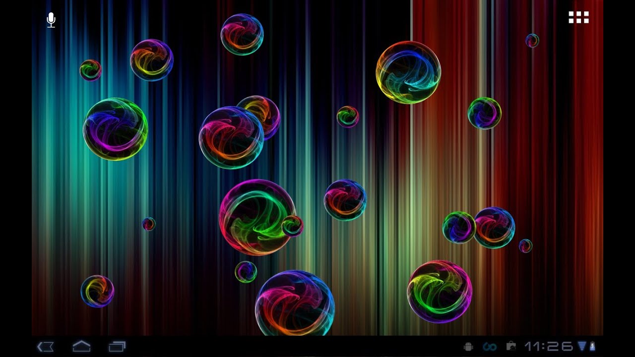 Deluxe Bubble Live Wallpaper - YouTube