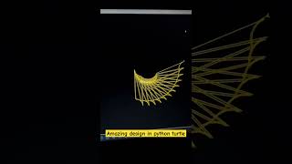 Python Turtle Graphics | Cool Shape Drawing | Python Turtle Video | Learnonpy | @Python_Shorts