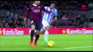 Jordi Alba - FC Barcelona vs Malaga [3-0][Jornada-21][2014] Highlights