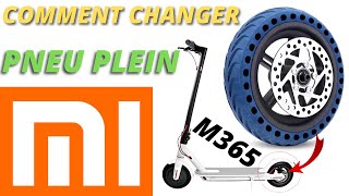 Comment changer un pneu plein : Xiaomi M365 1S PRO 2 ESSENTIAL Mi scooter 3 trottinette électrique