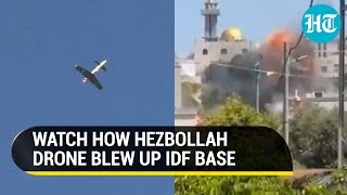 Iran-backed Fighters Release Footage Of Drone Blowing Up Israeli Base Near Lebanon Border