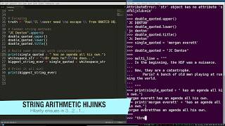 Python 3 Programming Course: 4 - Strings