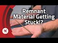 Swiss Lathe Remnant Material Getting Stuck? - Here's How to Fix it!