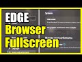 How to Get EDGE Browser Fullscreen on Xbox Series X|S (Remove Borders)