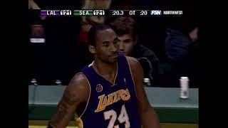 18. Kobe Bryant Hit Game Winning Pull-up Jumper - Lakers vs Seattle Super Sonics - January 14, 2008
