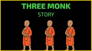 The Story of Three Laughing Monks|Buddhist Story in hindi | #shorts