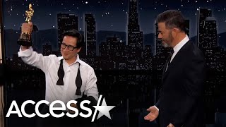 Ke Huy Quan CRASHES Jimmy Kimmel’s Monologue After Oscars Win