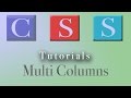 CSS Tutorial | Multi Columns