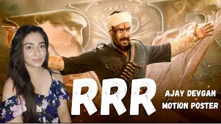 Ajay Devgn Motion Poster Reaction - RRR Movie | NTR, Ram Charan, Alia Bhatt | SS Rajamouli