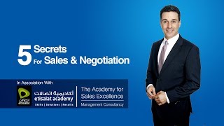 5 Secrets For Sales And Negotiation
