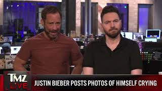 Justin Bieber Shares Pictures of Himself Crying, Hailey Bieber Responds | TMZ Live