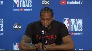 Kawhi Leonard Gave Some Words Of Advice To Kevin Durant On Achilles Recovery Process | NBA Finals