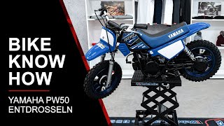 Yamaha PW50 entdrosseln - Riders-Store.de Bike Know How