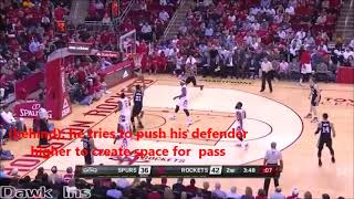 Tim Duncan post up fundamentals: positioning before getting the ball