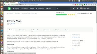 HackerRank | Cavity Map Solution